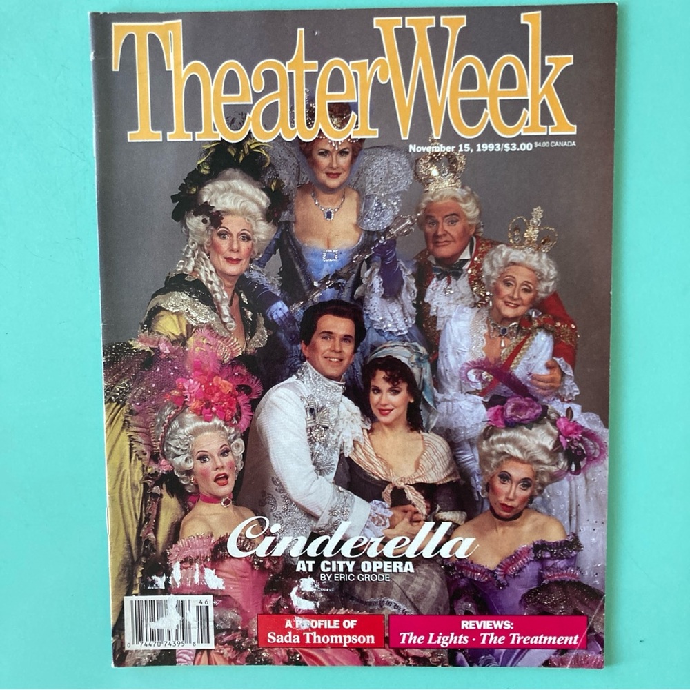 Cinderella Crista Moore George Dvorsky NYCO Theater Week Magazine Nov 15 1993